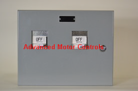 Federal Pacific 5320 MCC bucket with dual feeder retrofit front panel view