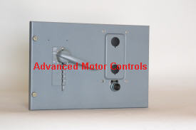 Square D Model 3 Size 1 MCC bucket front door view