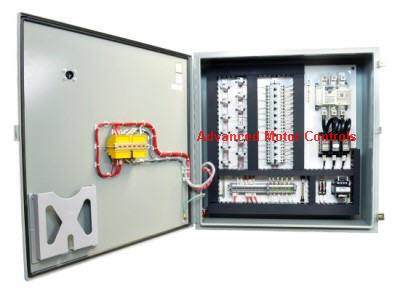 heat trace panel interior view with door
